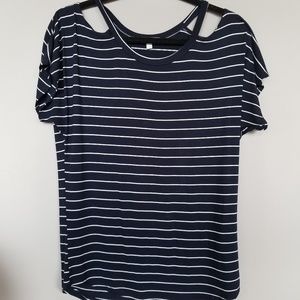 Stella & Dot Willow Cut Out Knit top NWOT